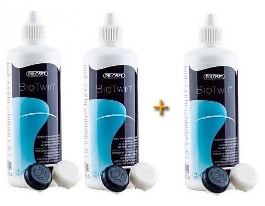 Sooduskomplekt Piiloset BioTwin 360 ml 3 tk + 3 konteinerit