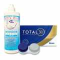Total30 sooduskomplekt 3+3 läätse ja Unica Plus 360ml + konteiner