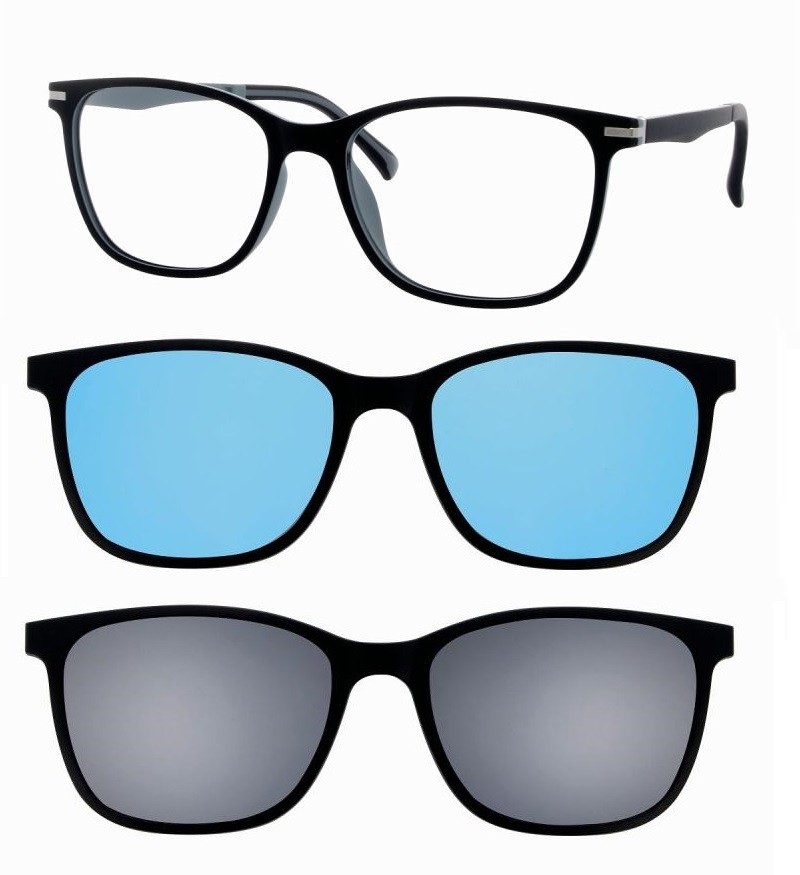 F007353141000 Black/Grey + magnetkinnitusega klipid 2 tk