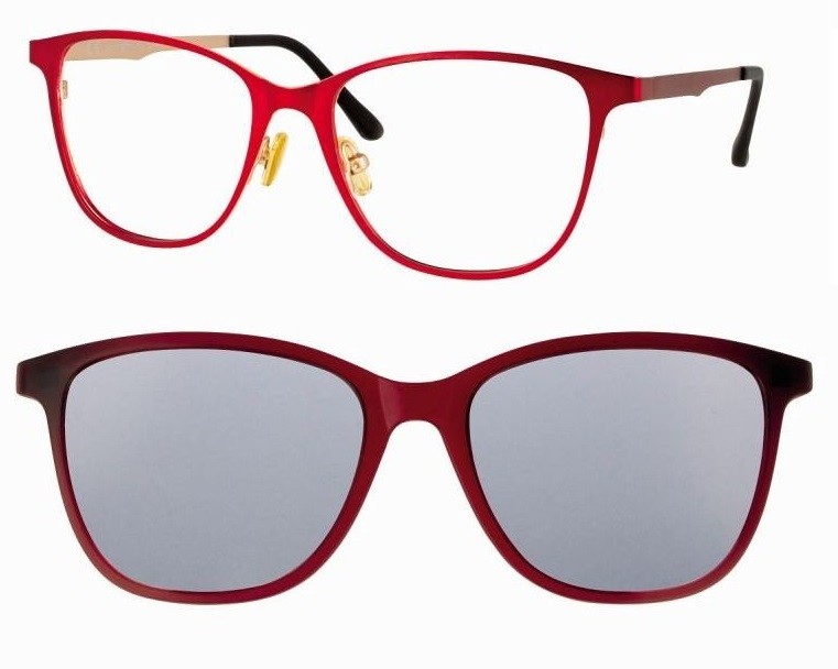 F0150 Matt Red + magnetkinnitusega klipid