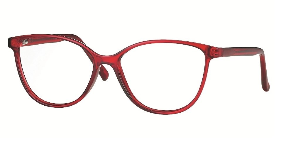 Arvutiprillid sinise valguse filtriga Cat-Eye F0215 Transparent Red Blue Light Filter 0,0