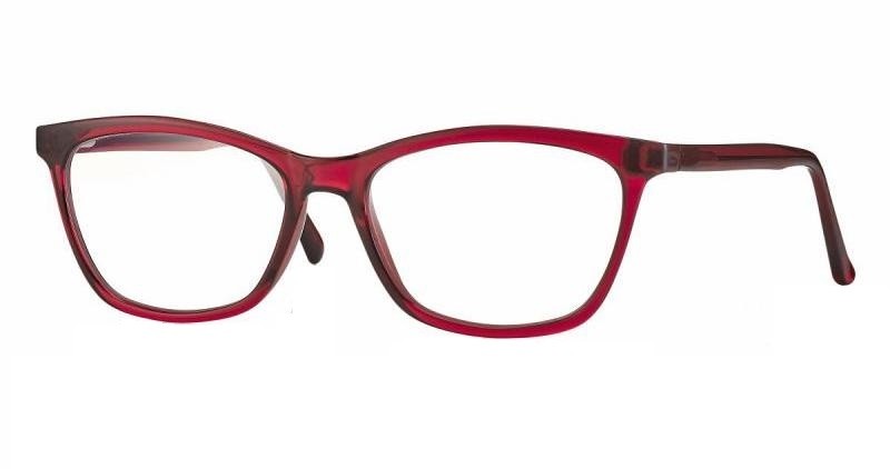 Arvutiprillid sinise valguse filtriga Cat-Eye F0216 Shiny Red Blue Light Filter 0,0
